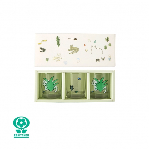 [리리키친] 고양이 소주잔 (3개 1set)