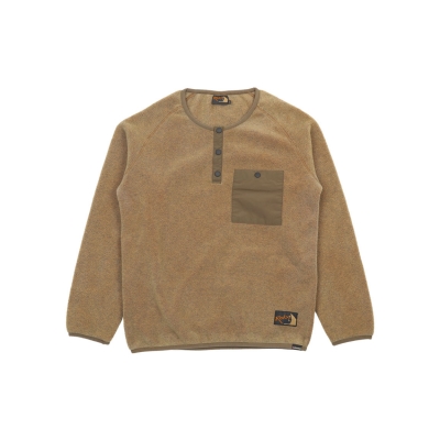 [록스]CLASSIC 200 FLEECE SNAP HENLY w/PIG  (MUSTARD)