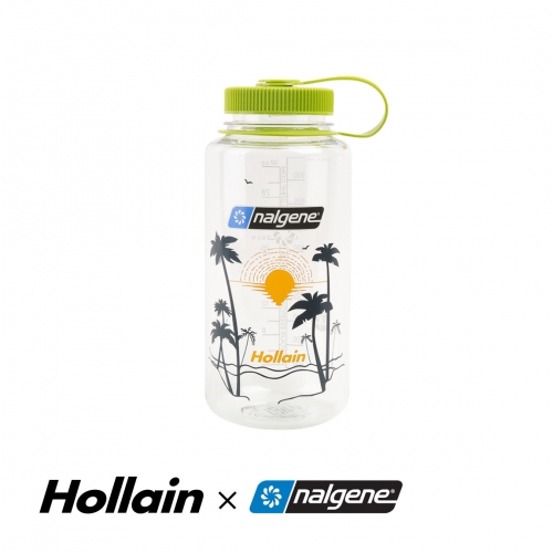 [홀라인x날진]SUSTAIN WATER BOTTLE 1.0L (PalmTree) (CLEAR)