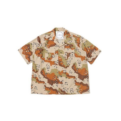 [블랍아웃피터]SS CAMP SHIRT PRINTED RS (CHOCOLATE CHIP)