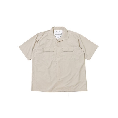 [블랍아웃피터]SS CAMP SHIRTS SOLID RS  (SAND BEIGE)