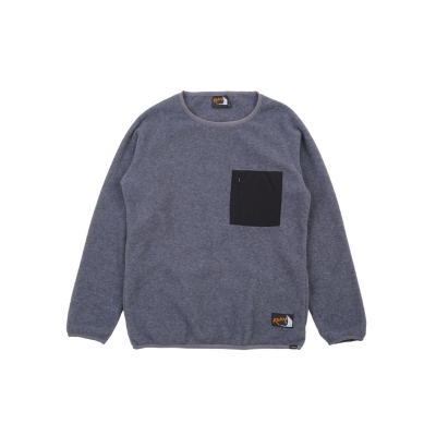 [록스]CLASSIC 200 FLEECE CREW (MIX GREY)