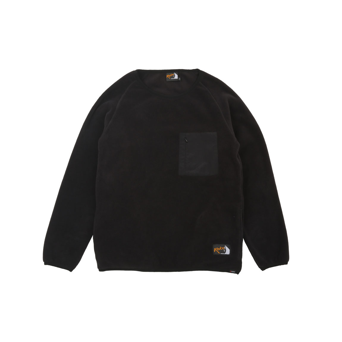 [록스]CLASSIC 200 FLEECE CREW (TRUE BLACK)