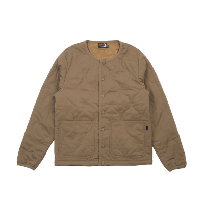 [록스]QUILT CARDIGAN insulated POLARTEC&reg; POWER FILL (DARK KHAKI)