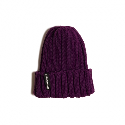 [마나스타시]90S LOGO BEANIE II (PURPLE)
