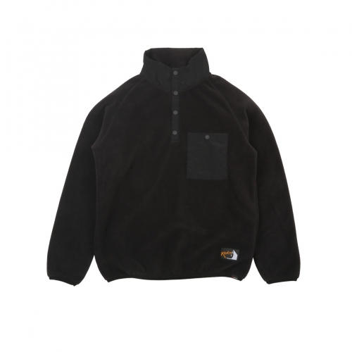 [록스]CLASSIC 200 FLEECE SNAP TOP 23 (TRUE BLACK)