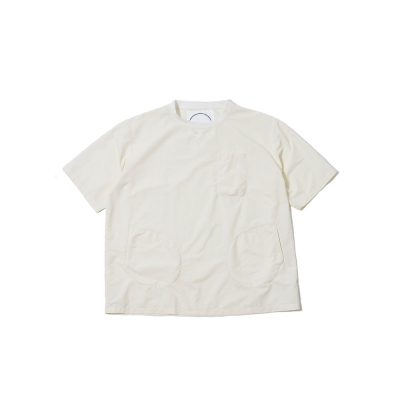[블랍아웃피터]SS POCKET TEE (OFF WHITE)