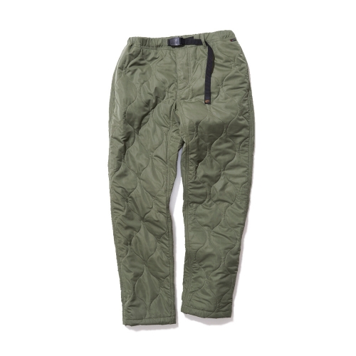 [록스]QUILT WORK PANT insulated POLARTEC&reg; POWER FILL (OLIVE)