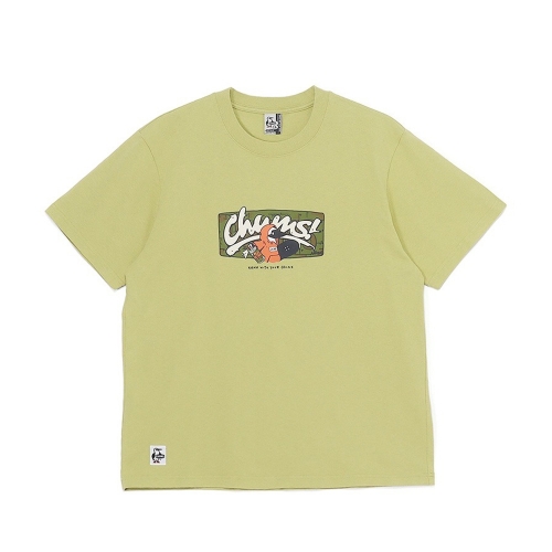 [첨스]Anti-Bug CHUMS Graffiti T-Shirt (PISTACHIO)