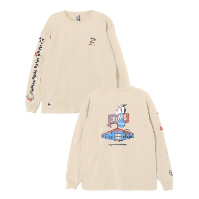 [첨스]CHUMS Bowl L/S T-Shirt (GREIGE)