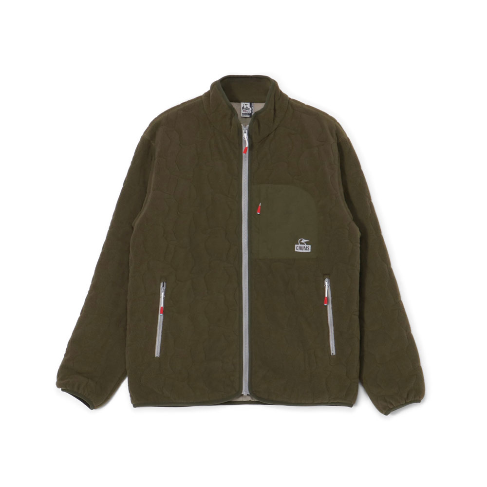 [첨스] Booby Stitch Fleece Jacket (OLIVE)
