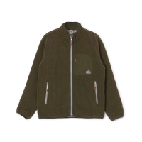 [첨스] Booby Stitch Fleece Jacket (OLIVE)