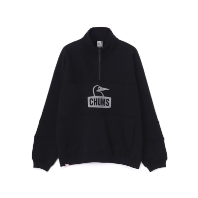 [첨스] Kearns Panel Half Zip Top (BLACK)