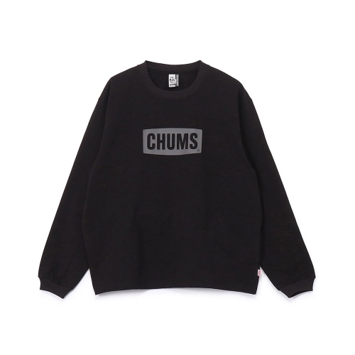 [첨스] Heavy Weight CHUMS Logo L/S T-Shirt (BLACK)