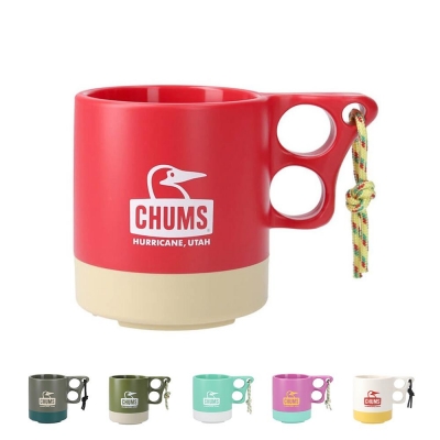 [첨스]Camper Mug Cup (RED/BEIGE)