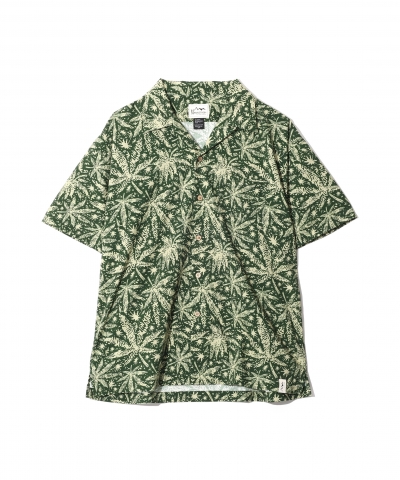 [마나스타시] HEMP PATTERN SHIRTS (GREEN)