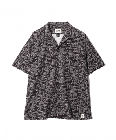 [마나스타시] FISH PATTERN SHIRTS (BLACK)