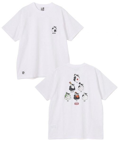 [첨스] Booby Onigiri Friends T-Shirts (WHITE)