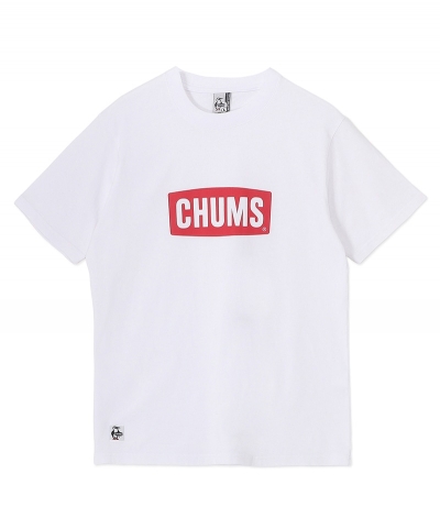 [첨스] CHUMS Logo T-Shirt (WHITE/RED)