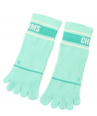 [첨스] Runnning Line Crew Toe Socks (Ice Green)