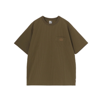 [첨스] Seerchucker Stretch T-Shirt (KHAKI)