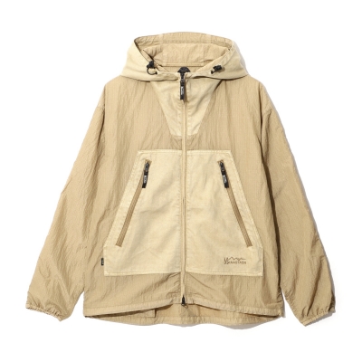 [마나스타시] PANEL WINDBREAKER (KHAKI)