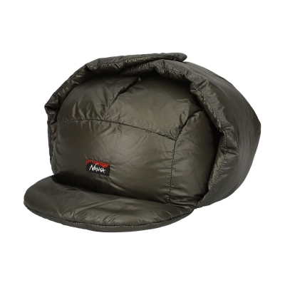 [난가] MOUNTAIN LODGE DOWN EAR FLAP CAP (OLV)
