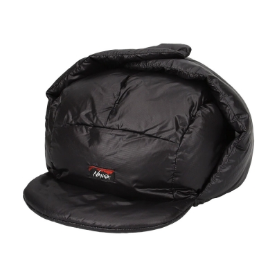 [난가] MOUNTAIN LODGE DOWN EAR FLAP CAP (BLK)