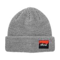 [난가] BOX LOGO BULKY BEANIE (GRY)