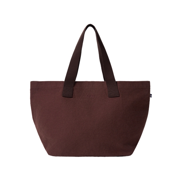 [캐피디자인] CANVAS TOTE BAG (BROWN)