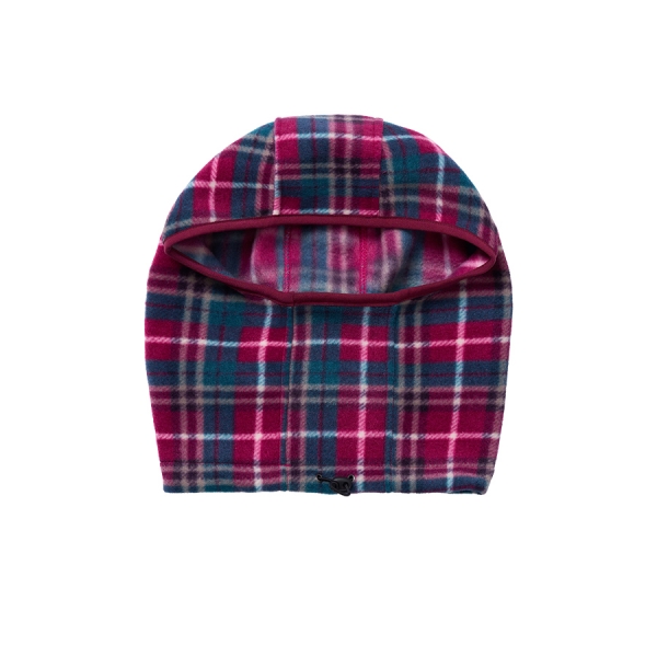 [캐피디자인] FLEECE BALACLAVA (PURPLE CHECK)