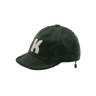 [캐피디자인] CORDUROY LOGO CAP (GREEN)