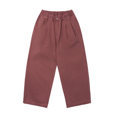 [캐피디자인] TWO TUCK WIDE KATION PANTS (PINK)