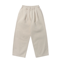 [캐피디자인] TWO TUCK WIDE TWILL PANTS (OAT BEIGE)