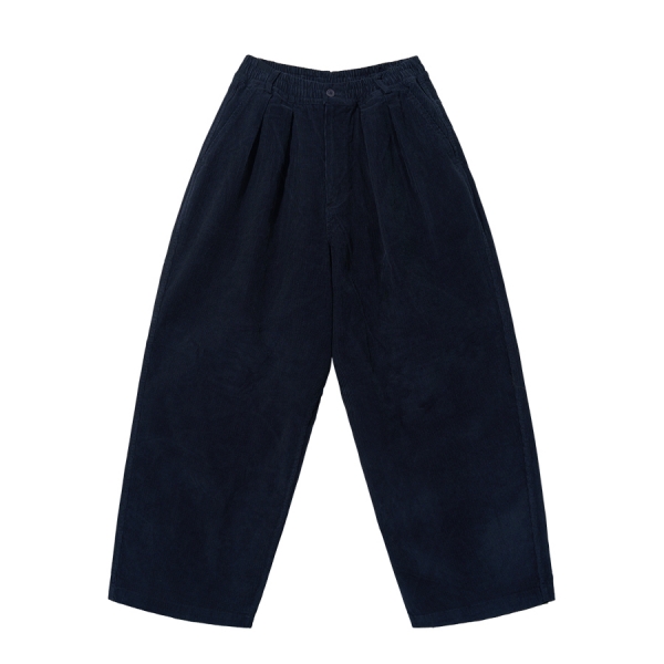 [캐피디자인] CORDUROY BALLOON PANTS (NAVY)
