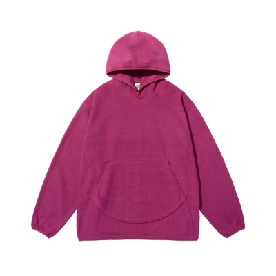 [캐피디자인] SUNRISE FLEECE BUTTON HOODIE (MAGENTA)