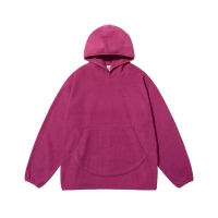 [캐피디자인] SUNRISE FLEECE BUTTON HOODIE (MAGENTA)