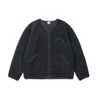 [캐피디자인] PILE FLEECE ZIP-UP JACKET (CHARCOAL)